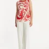Hot Ana Alcazar Printtop Zinusa Rot