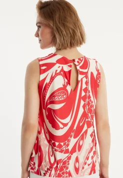 Hot Ana Alcazar Printtop Zinusa Rot