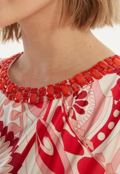 Hot Ana Alcazar Printtop Zinusa Rot