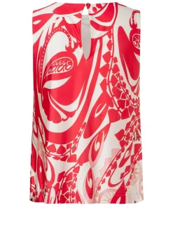 Hot Ana Alcazar Printtop Zinusa Rot