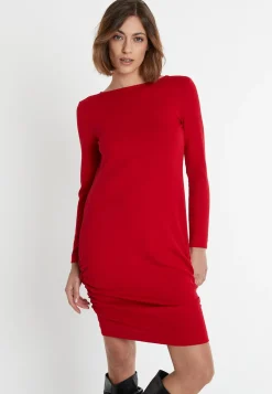 Hot Ana Alcazar Rückenfreies Kleid Sisly Rot