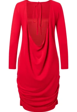 Hot Ana Alcazar Rückenfreies Kleid Sisly Rot