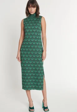 Hot Ana Alcazar Rollkragenkleid Mihela Grün