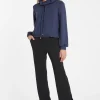 Hot Ana Alcazar Rollkragentop Selmy Blau