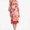 Online Ana Alcazar Romantisches Kleid Ziana Mehrfarbig