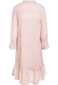 Fashion Ana Alcazar Rüschenkleid Fafone Rosa