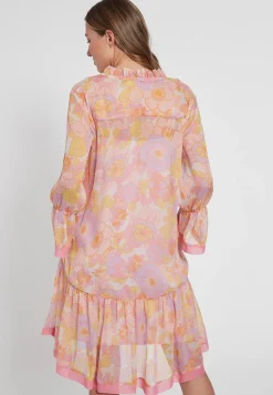 Outlet Ana Alcazar Rüschenkleid Gorgy Rosa