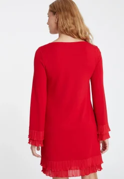 Fashion Ana Alcazar Rüschenkleid Sipoly Rot