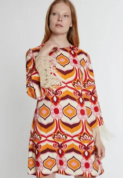 Best Ana Alcazar 70s Kleid Kama Mehrfarbig