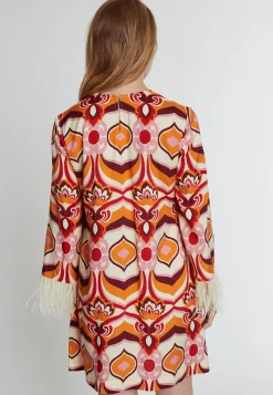 Best Ana Alcazar 70s Kleid Kama Mehrfarbig