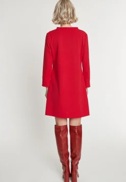 Sale Ana Alcazar 60's Kleid Mebelo Rot