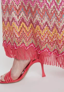Clearance Ana Alcazar 70's Maxikleid Polora Mehrfarbig
