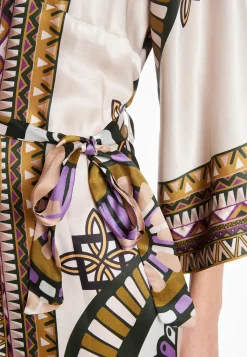 Fashion Ana Alcazar Seidenkimono Lafora Mehrfarbig