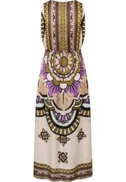 Fashion Ana Alcazar Seidenkleid Lafory Mehrfarbig