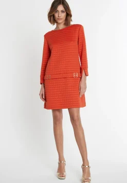 Outlet Ana Alcazar Sixtieskleid Savana Orange
