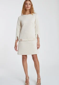 Hot Ana Alcazar Sixtieskleid Savani Offwhite