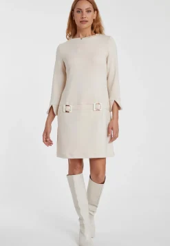 Outlet Ana Alcazar Sixtieskleid Seany Offwhite