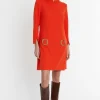 Discount Ana Alcazar Sixtieskleid Sidemy Orange