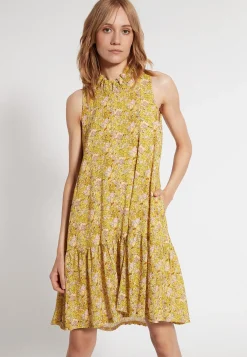 Outlet Ana Alcazar Sommerkleid Fasyla Gelb
