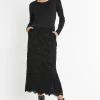 New Ana Alcazar Spitzen Midirock Sahina Schwarz