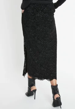 New Ana Alcazar Spitzen Midirock Sahina Schwarz