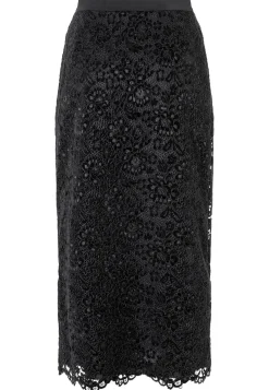 New Ana Alcazar Spitzen Midirock Sahina Schwarz