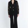 Sale Ana Alcazar Spitzenblazer Saha Schwarz