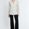 Best Ana Alcazar Spitzenblazer Sahaba Offwhite
