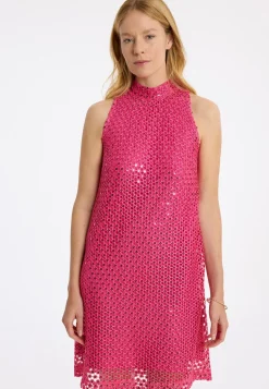 Fashion Ana Alcazar Spitzenkleid Zadena Pink