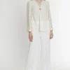 Discount Ana Alcazar Spitzentop Pagomi Offwhite