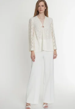 Discount Ana Alcazar Spitzentop Pagomi Offwhite