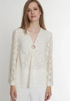 Discount Ana Alcazar Spitzentop Pagomi Offwhite