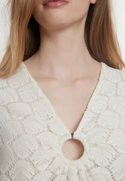 Discount Ana Alcazar Spitzentop Pagomi Offwhite