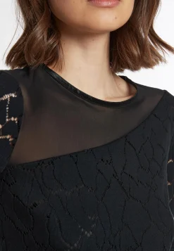 Discount Ana Alcazar Spitzentop Saiba Schwarz