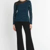 Discount Ana Alcazar Spitzentop Saibea Petrol