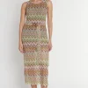 Fashion Ana Alcazar Strickkleid Posinea Mehrfarbig