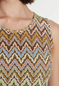 Fashion Ana Alcazar Strickkleid Posinea Mehrfarbig