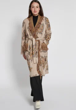 Outlet Ana Alcazar Strickmantel Haberil Beige