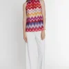 Fashion Ana Alcazar Stricktop Piwya Mehrfarbig