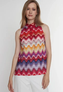 Fashion Ana Alcazar Stricktop Piwya Mehrfarbig