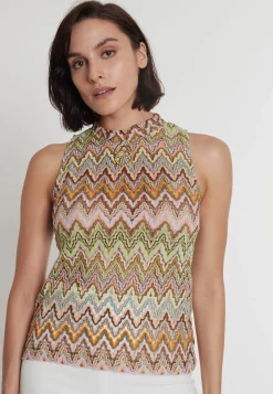 Clearance Ana Alcazar Stricktop Posyma Mehrfarbig