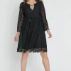 Hot Ana Alcazar Stufenkleid Kadali Schwarz
