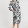 New Ana Alcazar Tailliertes Kleid Edoska