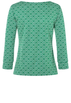 Fashion Ana Alcazar Top Kafora Grün