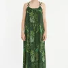 Outlet Ana Alcazar Trägerkleid Ziela Grün
