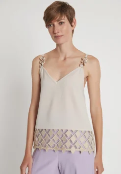 Discount Ana Alcazar Trägertop Lacela Beige