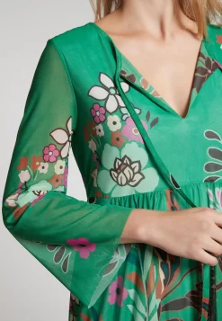 Online Ana Alcazar Volantkleid Genimy Grün