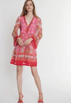 Sale Ana Alcazar Volantkleid Peply Rot
