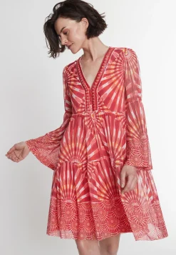 Sale Ana Alcazar Volantkleid Pesoly Mehrfarbig