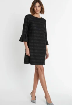 Sale Ana Alcazar Volantkleid Samea Schwarz